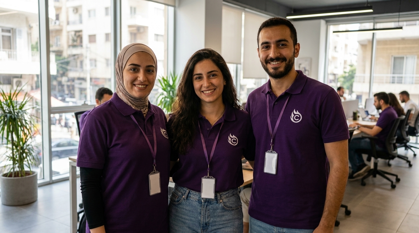 The CompassMENA team in Beirut